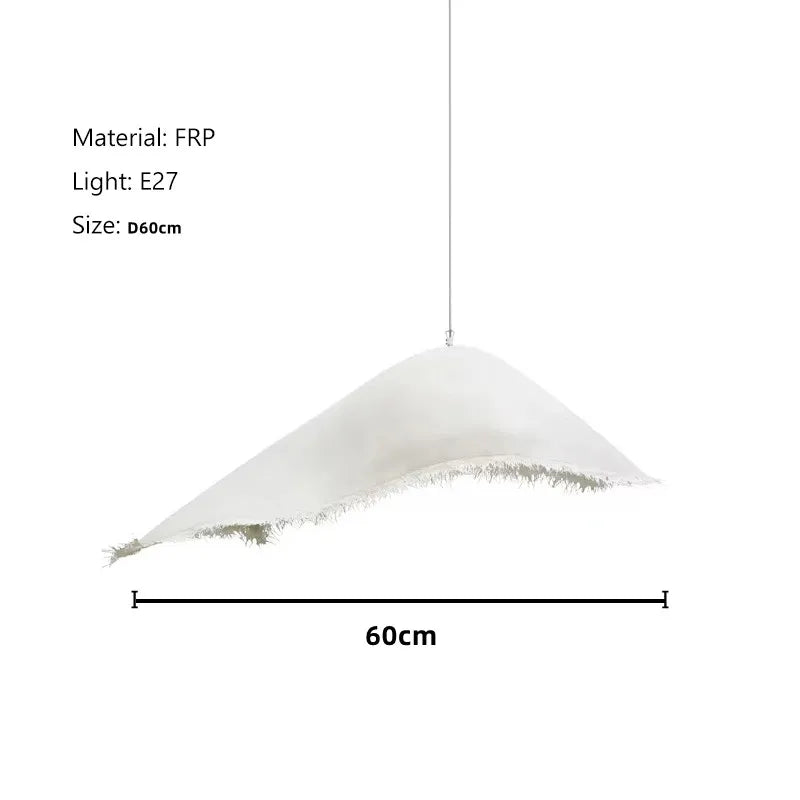 Living Room Pendant Light: Wabi Sabi Simple Design, Charming Fringe - orangme.com