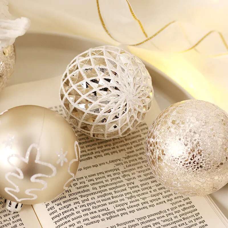 Christmas Ball Set: 16-Piece Pack in 6 Vibrant Designs for a Festive H - Orangme