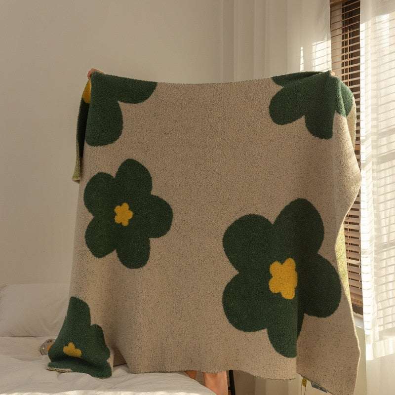 Green Throw Blanket