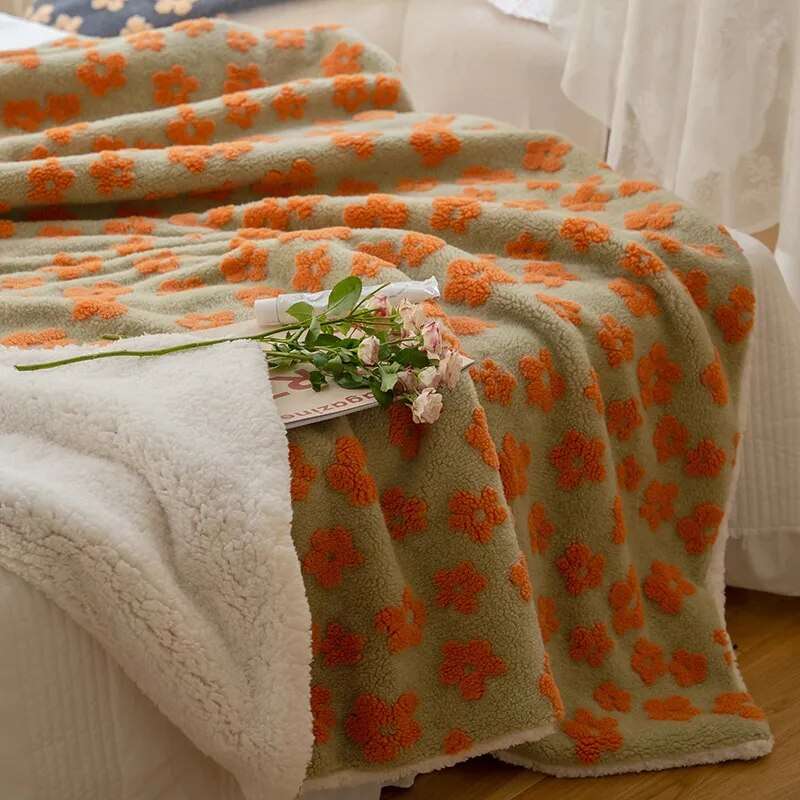 Warmth Meets Luxury: Cozy Chunky Knit Blanket - Orangme