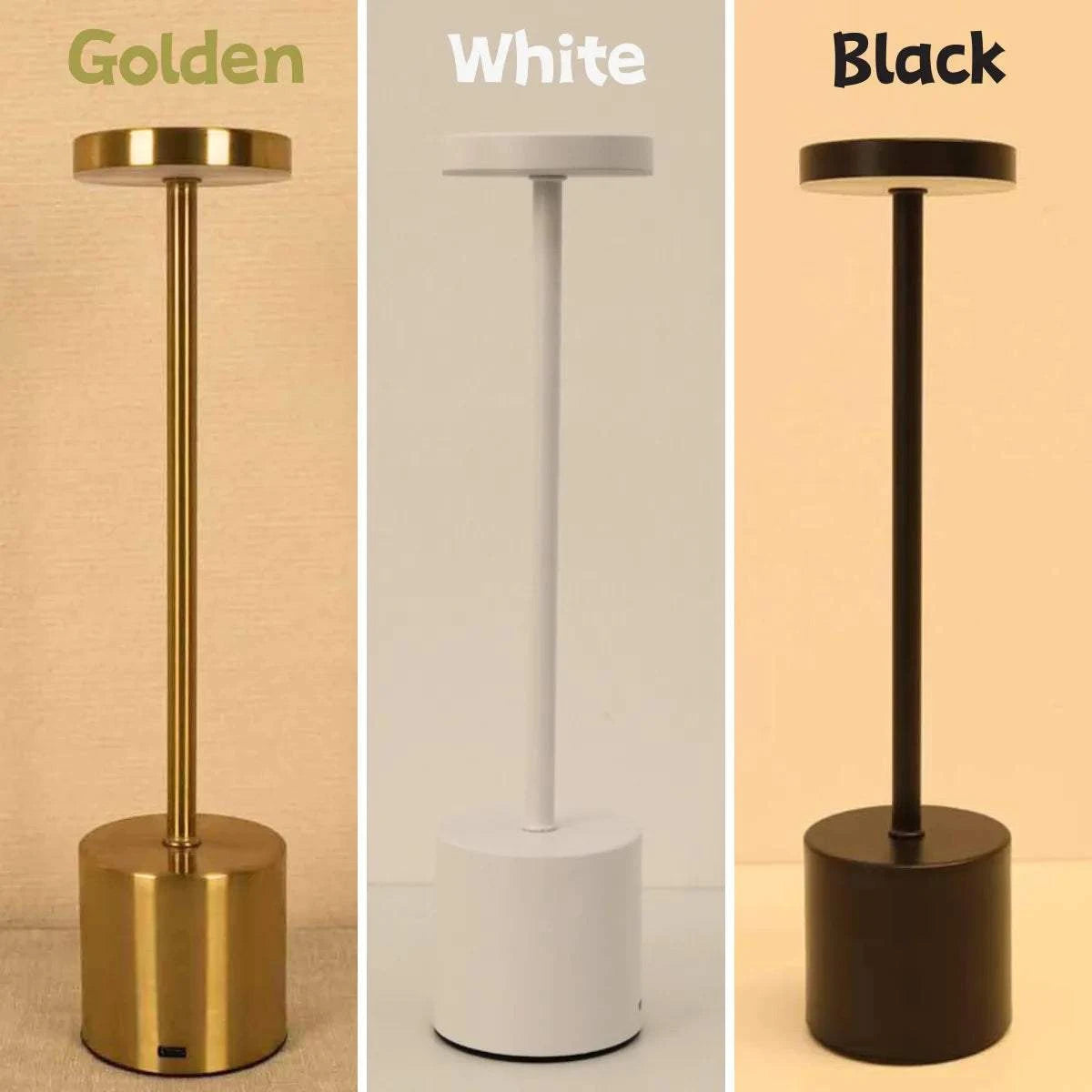LED Wireless Desk Lamp | Convenient, Flexible, Cordless Light - Orangme