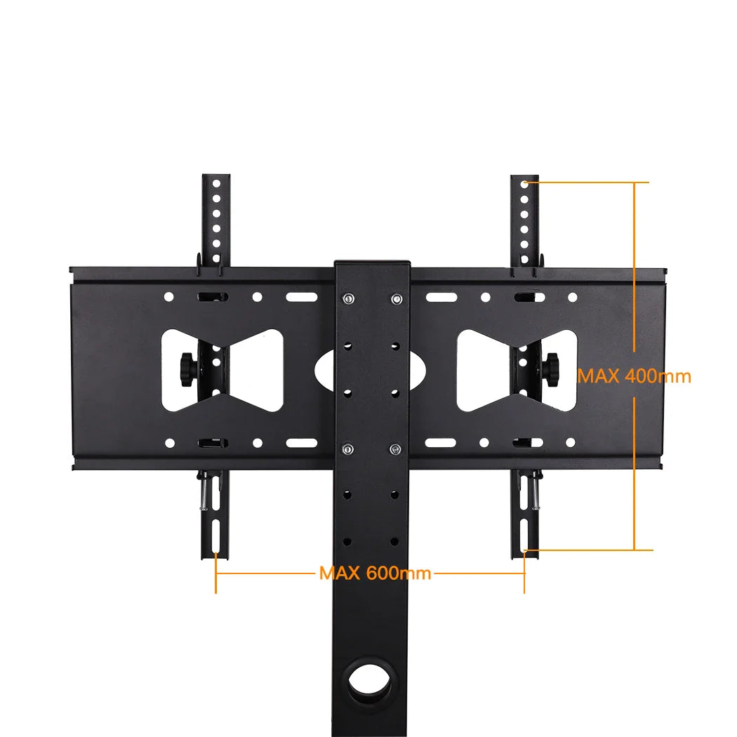 Corner TV Stand with Locking Wheels for 32-65 Inch TVs - orangme.com