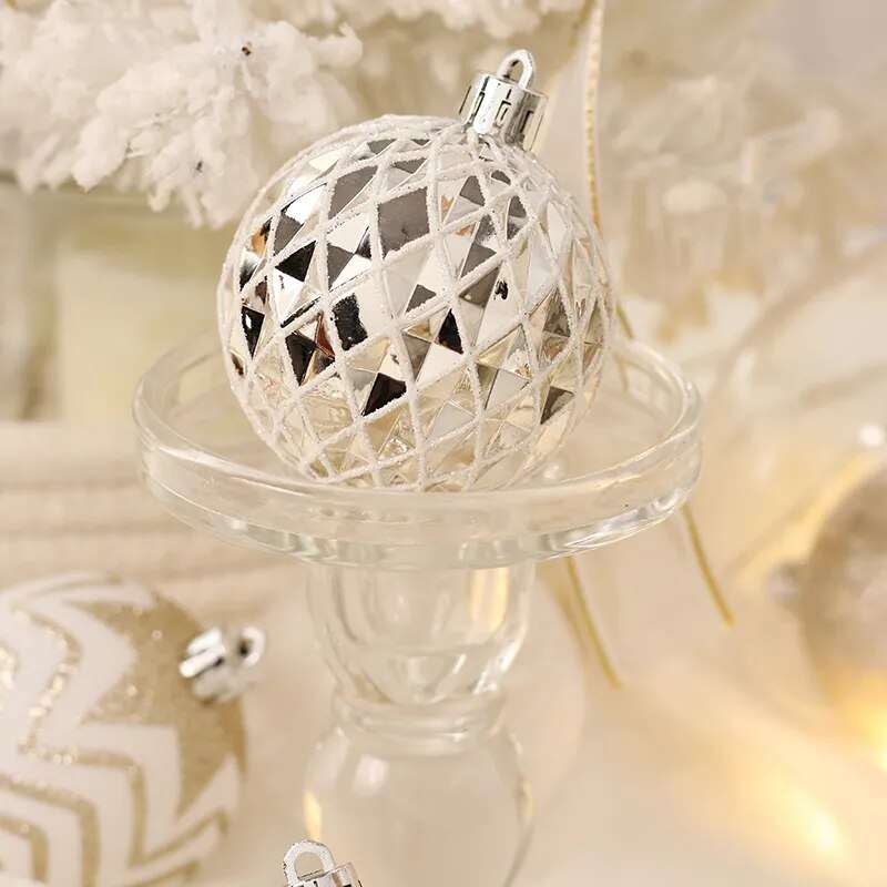 Christmas Ball Set: 16-Piece Pack in 6 Vibrant Designs for a Festive H - Orangme