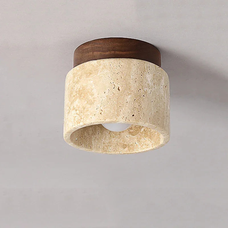 Wabi Sabi Yellow Marble Bedroom Ceiling Lights - orangme.com