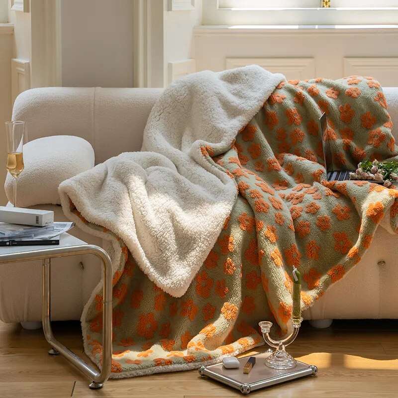 Warmth Meets Luxury: Cozy Chunky Knit Blanket - Orangme