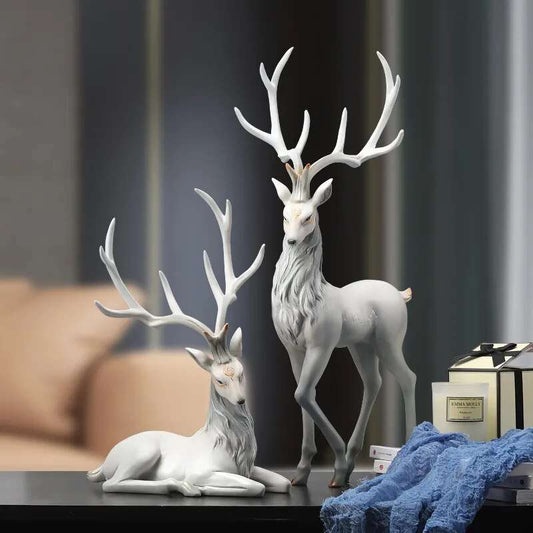 High End Deer Statue | Home Decoration Ornaments - Orangme