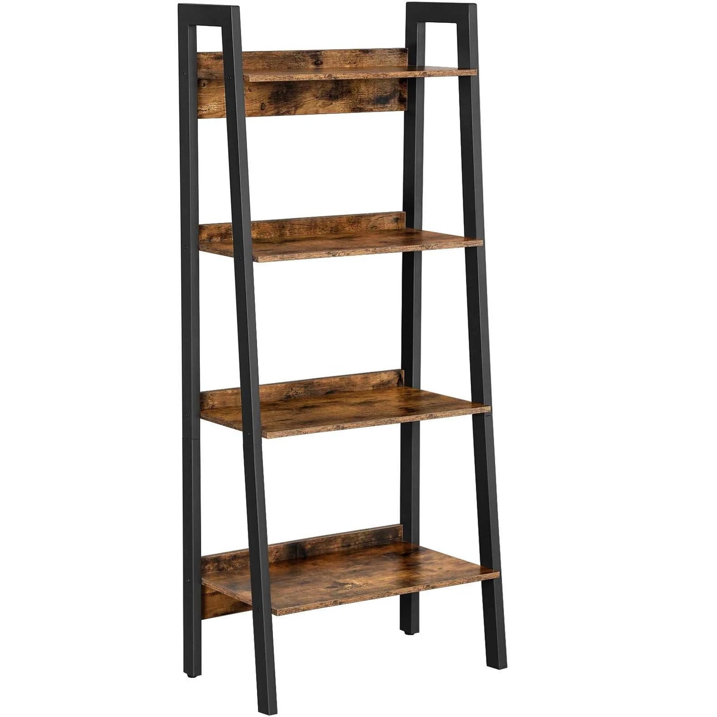Space-Saving 4-Tier Ladder Shelf: Narrow Design for Small SpacesOrangme