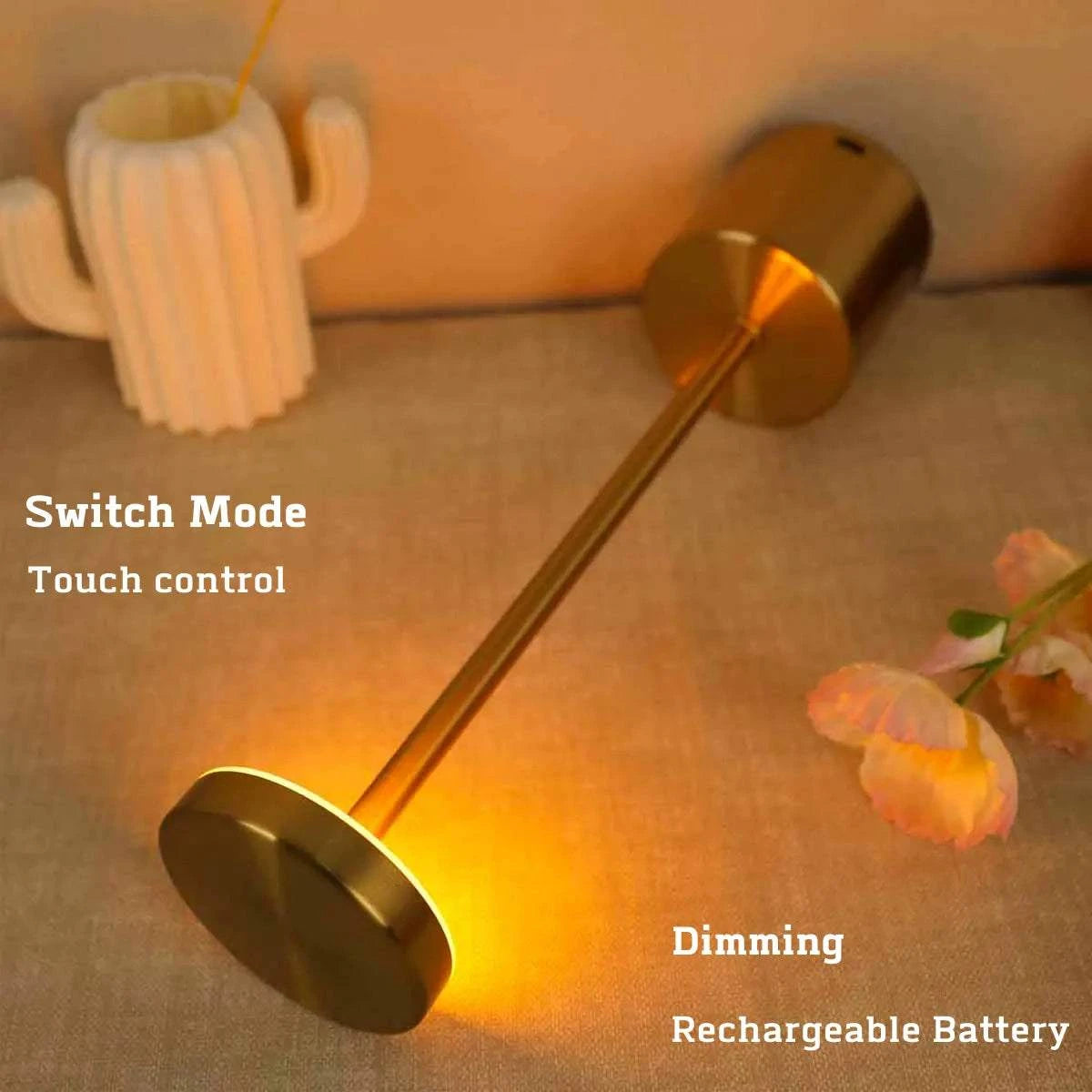 LED Wireless Desk Lamp | Convenient, Flexible,Tangle-Free