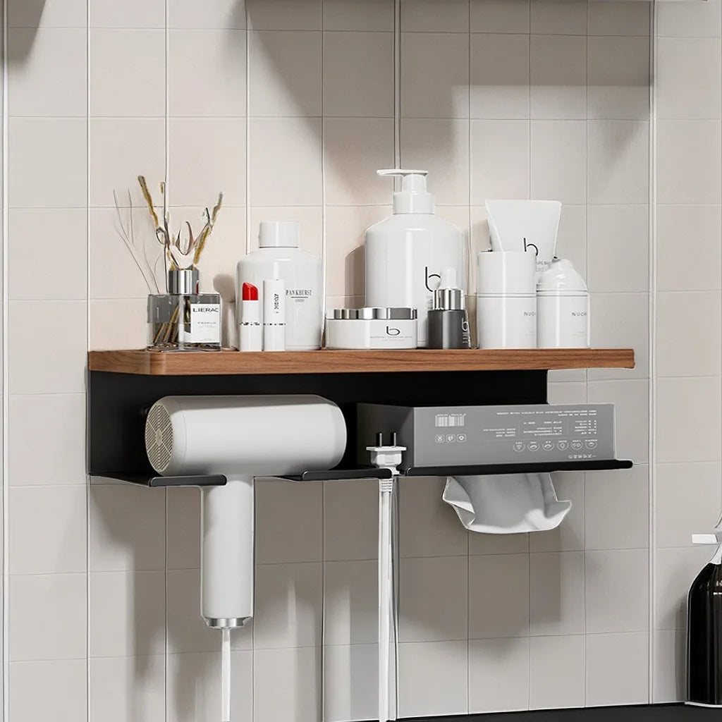 Space-Saving Hair Holder: Elevate Your Bathroom and Bedroom Decor - orangme.com