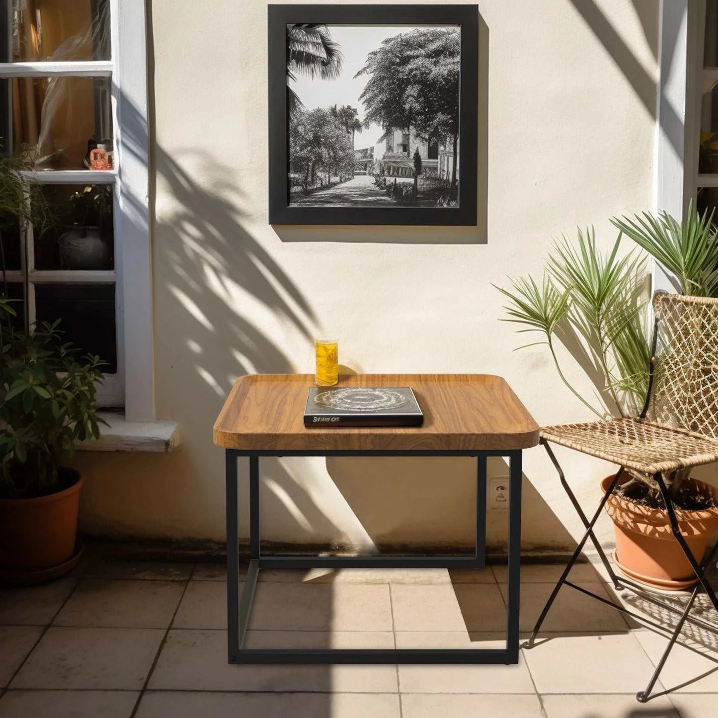 Modern Square Coffee Table - Set of Two - Orangme