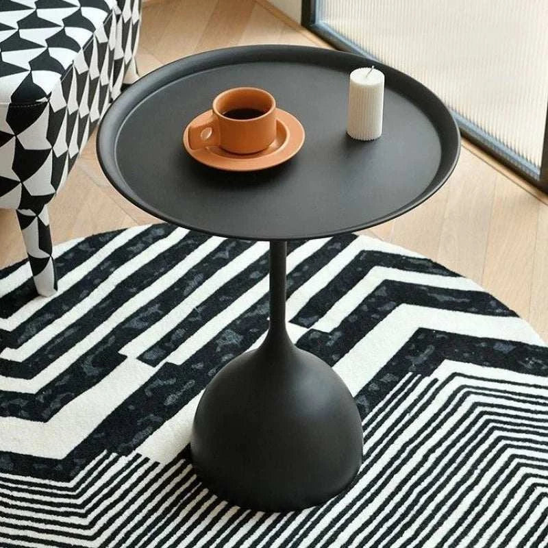 Contemporary Round Side Table: Sleek Design Meets Functionality - Orangme