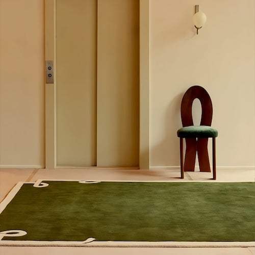 Washable Green Large Rug for Living Room - orangme.com
