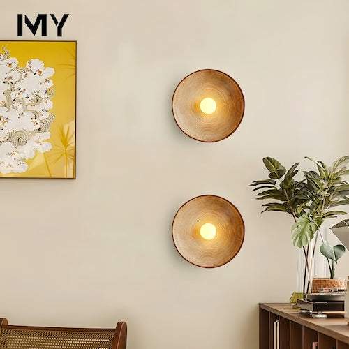 Wood Wall Sconce | Rustic Elegance for Home, Hotel & Hostel - Orangme