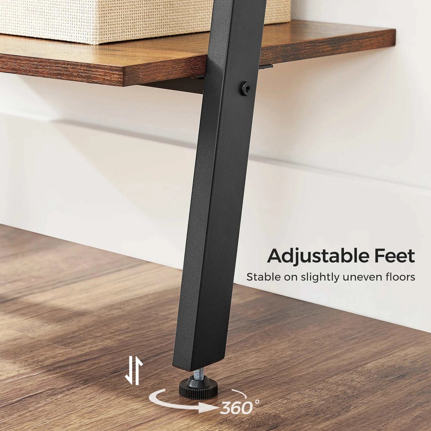 adjustable feet Corner Wall Shelf - orangme.com