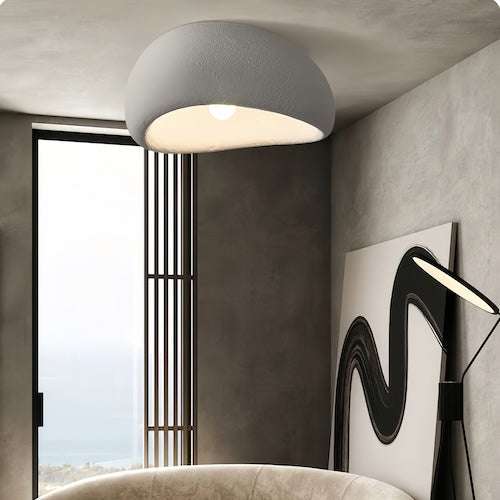 Japanese Wabi Sabi Led Ceiling Light | Timeless Aesthetic - Orangme