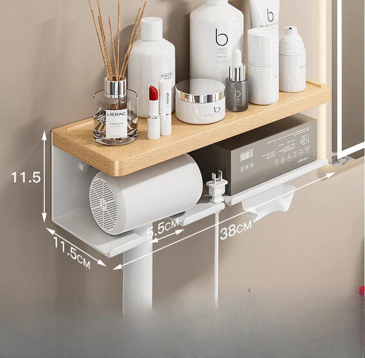 Hairdryer Holder: Elevate Bathroom & Bedroom Decor - orangme.com