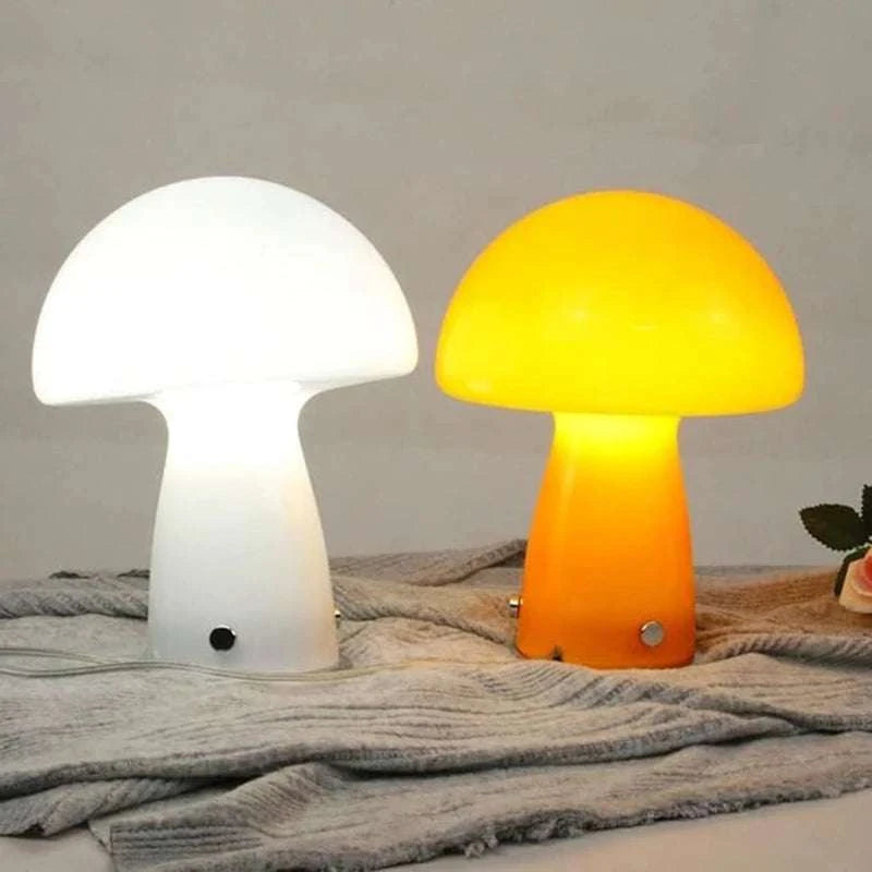 Whimsical Bedside Table Lamp: Small Mushroom Night LightOrangme
