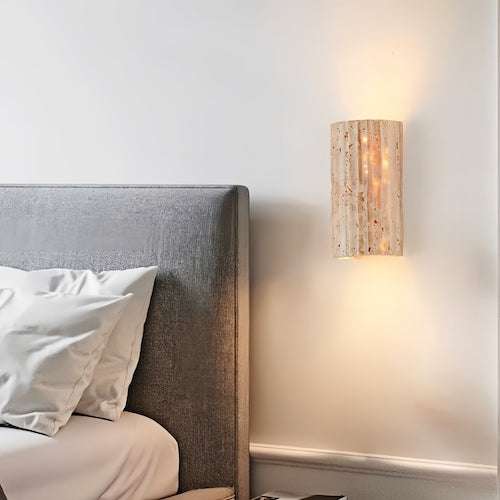 Japanese Wabi-Sabi Marble Outdoor Wall Light | Light ArtOrangme
