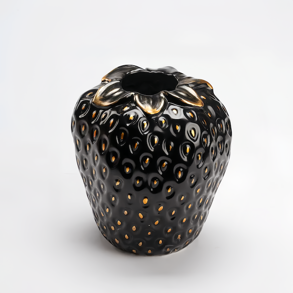 Strawberry Vase | Sweet Décor Accent