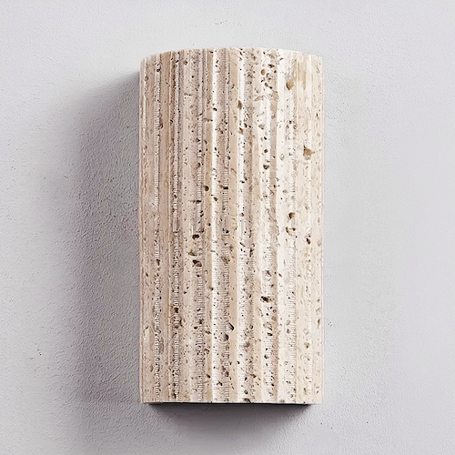 Japanese Wabi-Sabi Marble Outdoor Wall Light | Light ArtOrangme