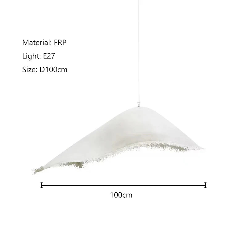 Living Room Pendant Light: Wabi Sabi Simple Design, Charming Fringe - orangme.com