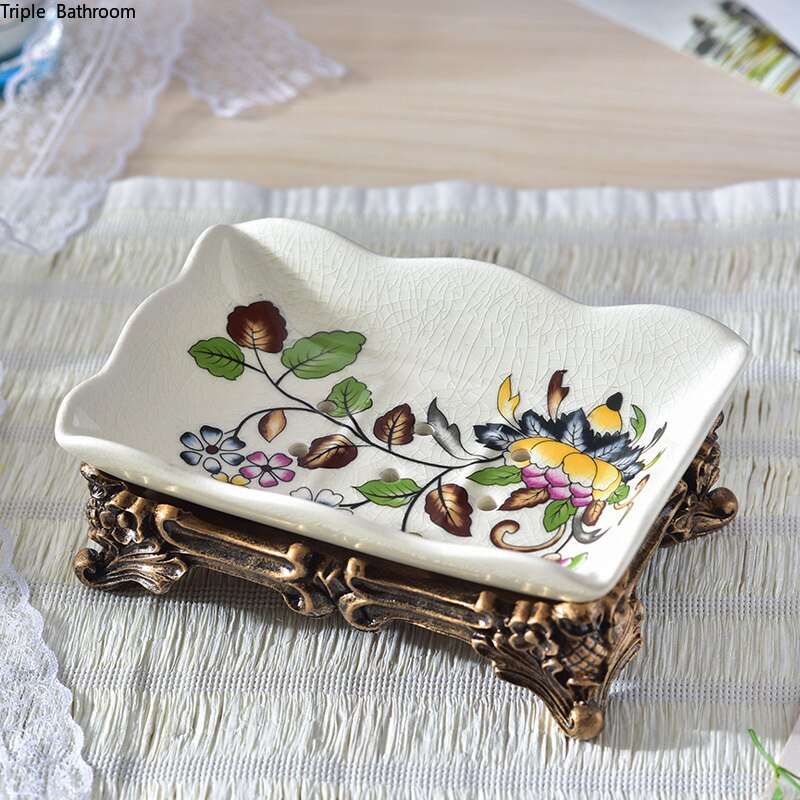 Vintage Charm Soap Dish: Elegant Design with Timeless AppealOrangme