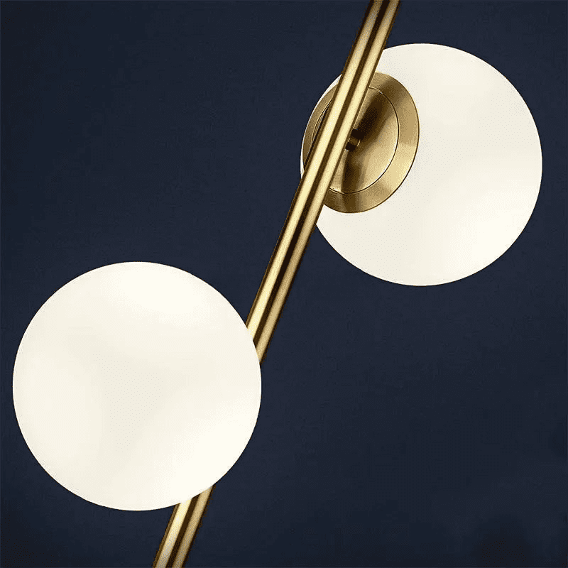 Glass Ball Floor Lamp | Modern Elegance