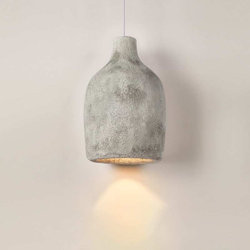 grey stone foyer pendant lighting fixture