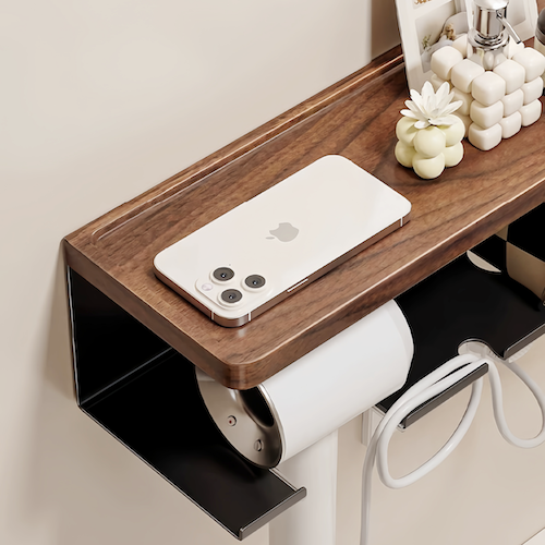 Hairdryer Holder: Elevate Bathroom & Bedroom Decor - orangme.com