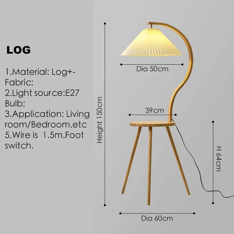 Floor Lamp on Table: Timeless Retro Design for Stylish Interiors - Orangme