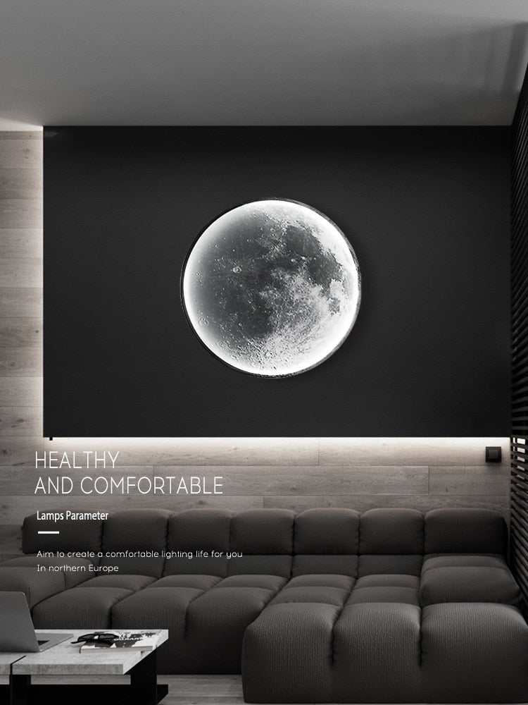 living room moon wall light - orangme.com