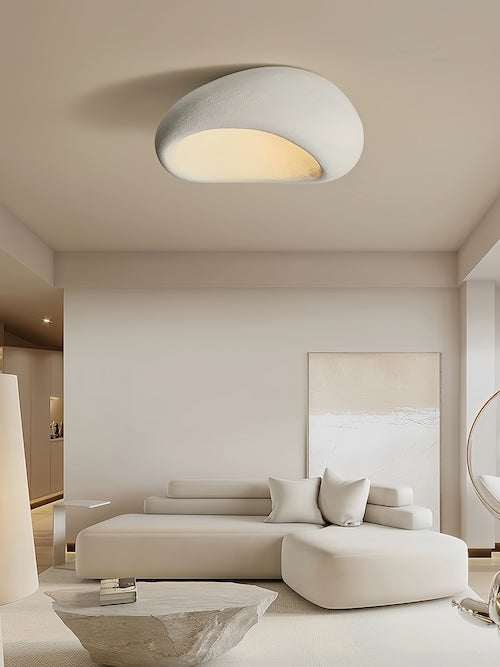 Japanese Wabi Sabi Led Ceiling Light | Timeless Aesthetic - Orangme