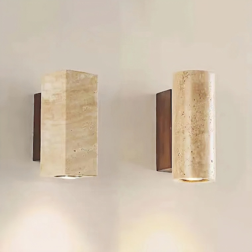Travertine Stone Wall Light | Timeless Luxury for Your SpaceOrangme
