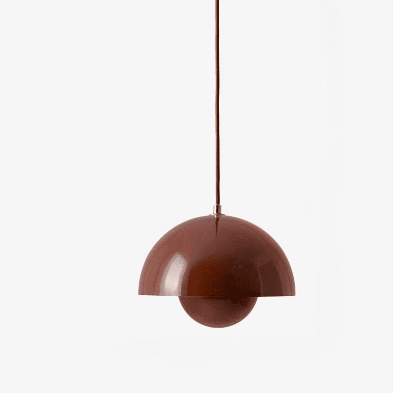 Danish Maroon Pendant Light