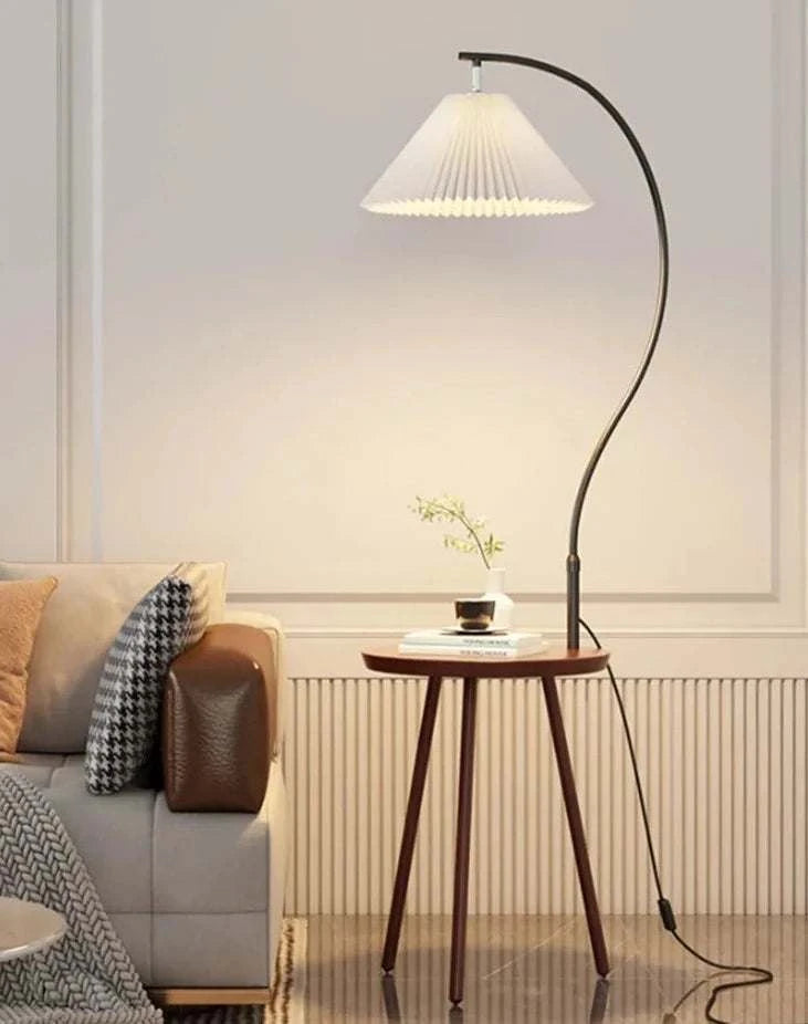 Floor Lamp on Table: Timeless Retro Design for Stylish Interiors - Orangme