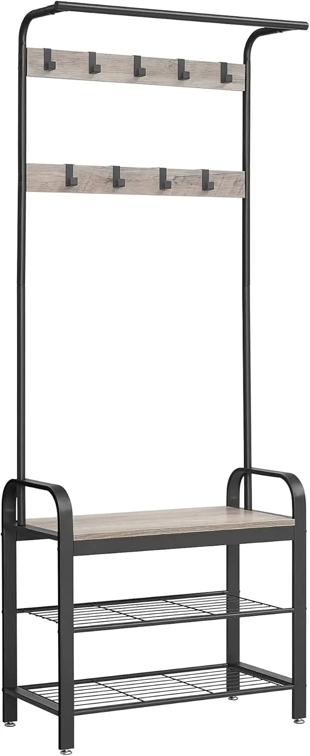 Coat and Shoe Rack: 4-in-1 Organizer for Your Entryway - orangme.com