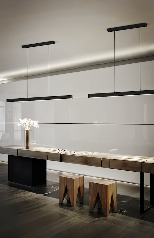 Minimalist Black Pendant Light: Dimmable LED, Adjustable, Energy-Savin - Orangme