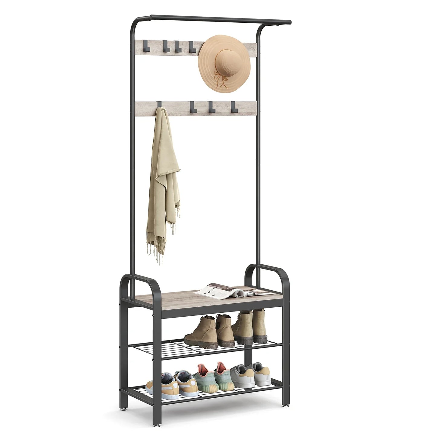 Coat and Shoe Rack: 4-in-1 Organizer for Your Entryway - orangme.com