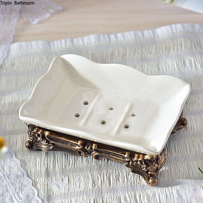 Vintage Charm Soap Dish: Elegant Design with Timeless AppealOrangme