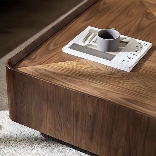 Living Room Coffee Table with Storage | Elegance & Utility - Orangme