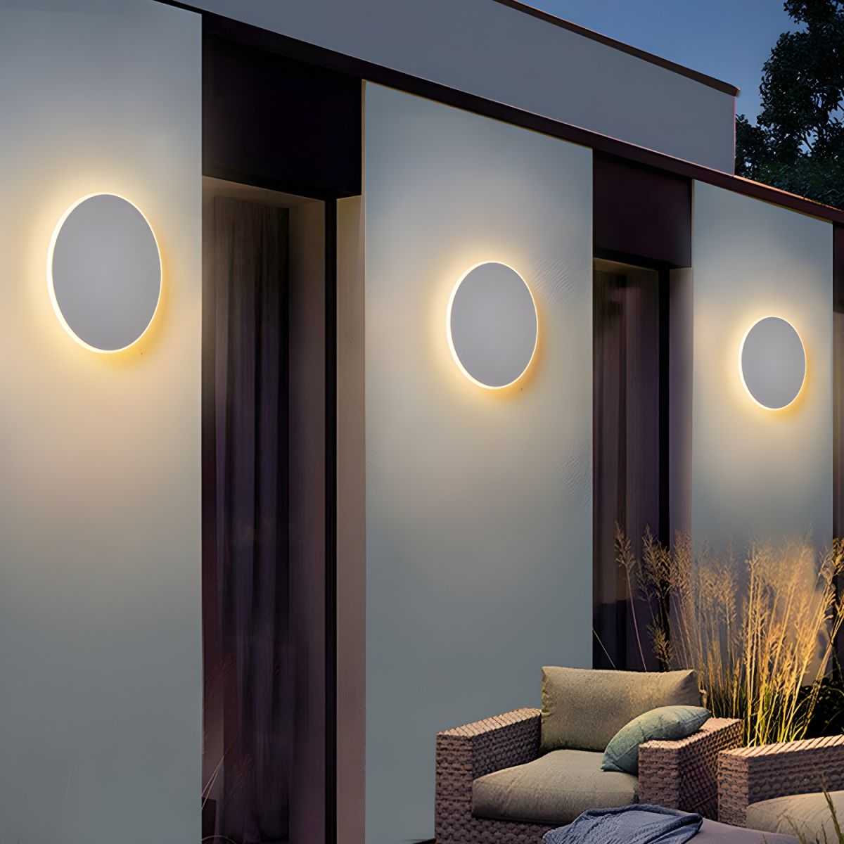 white exterior wall lighting - orangme.com