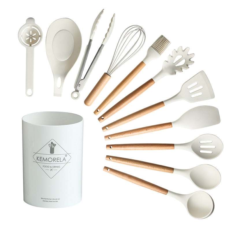 Non Toxic Silicone Cooking Utensils - Orangme