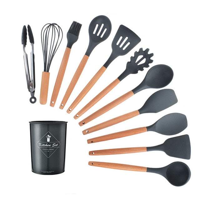 Non Toxic Silicone Cooking Utensils - Orangme