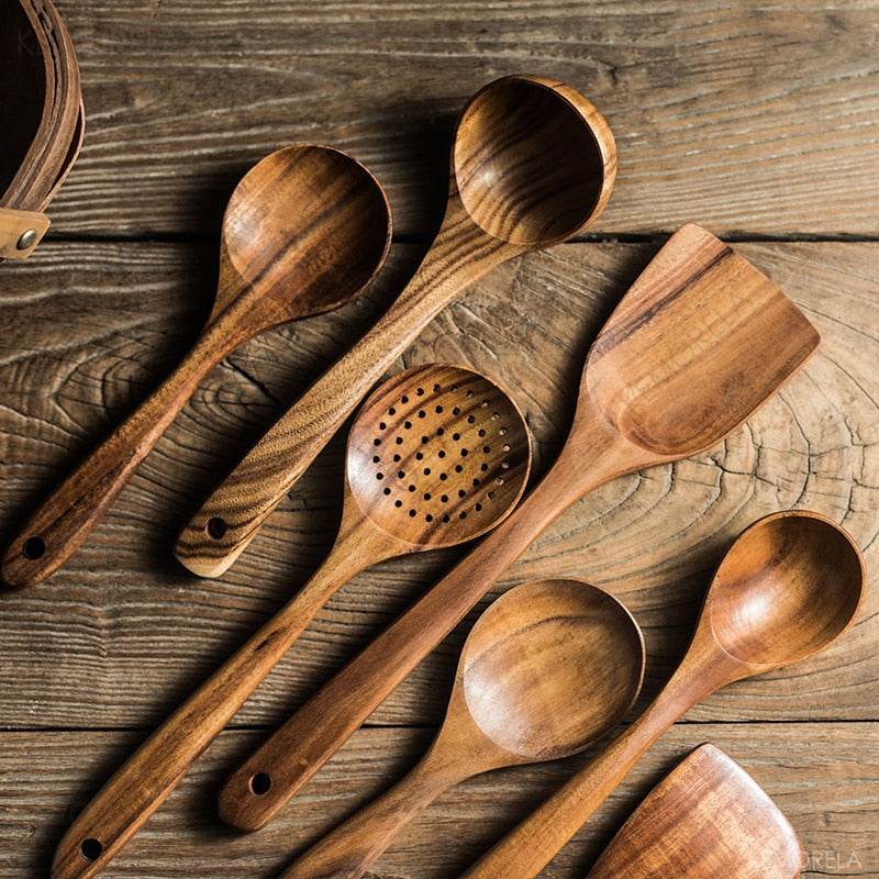 small wooden spoons