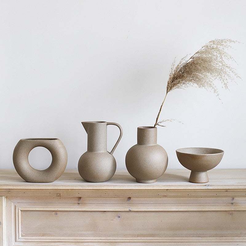 Large Terracotta Vase | Timeless Beauty and Rustic Elegance - Orangme