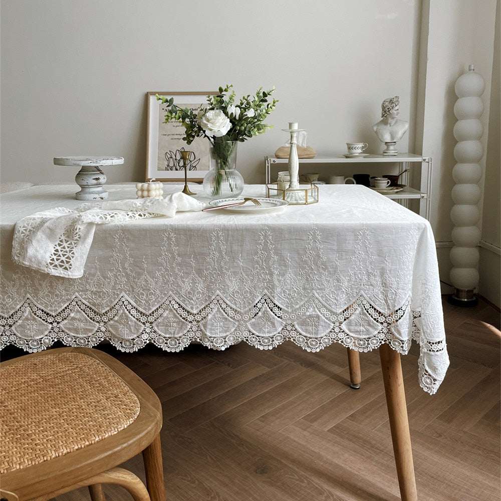 White Tablecloth|Endless Elegance - Orangme