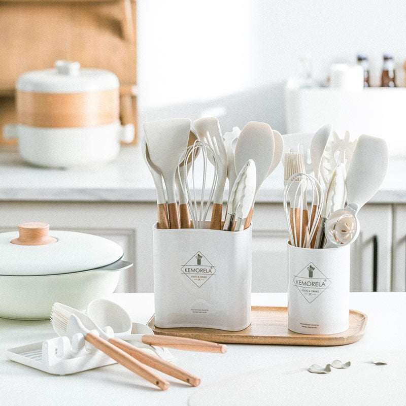 Non Toxic Silicone Cooking Utensils - Orangme