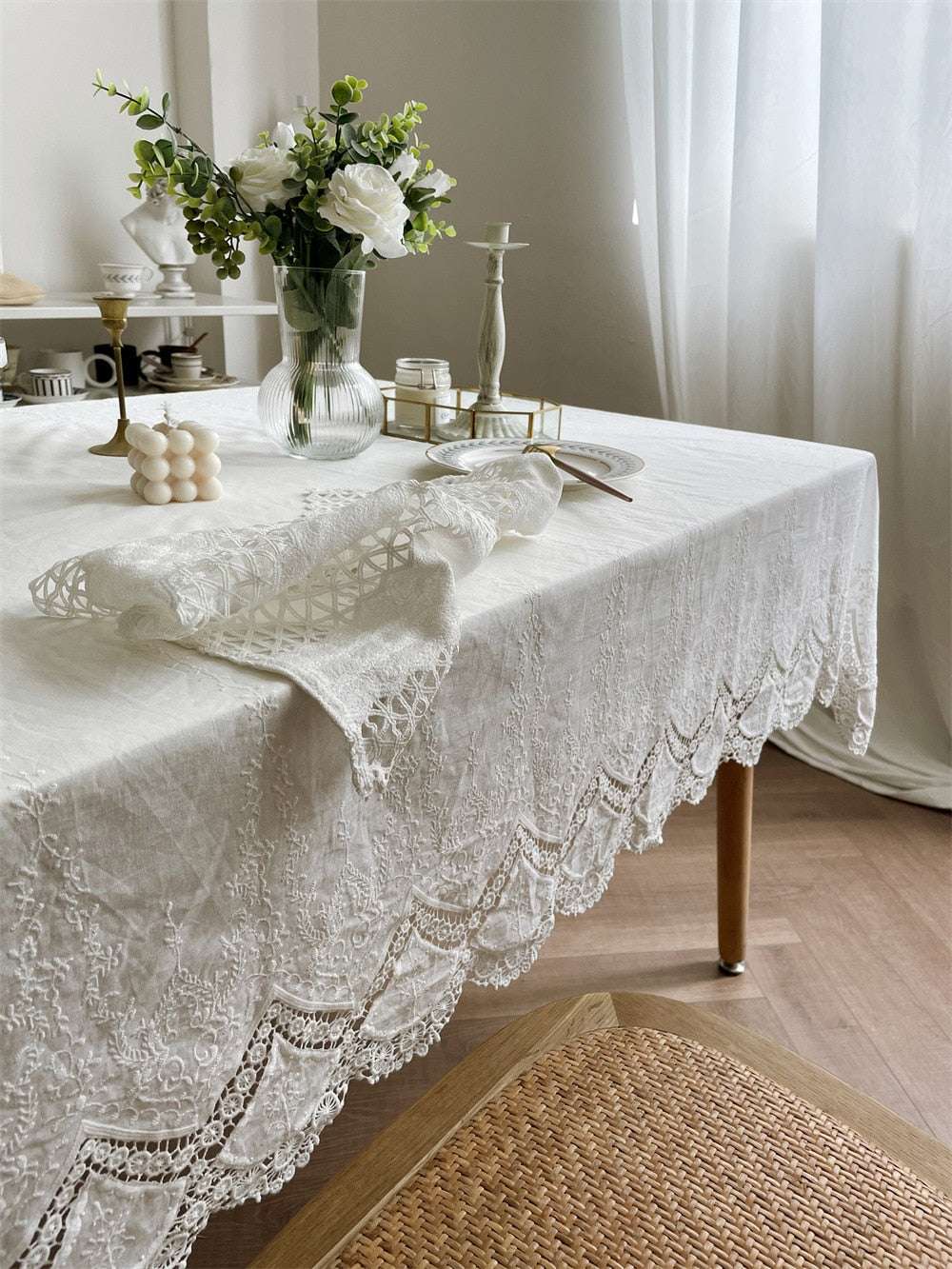 White Tablecloth|Endless Elegance - Orangme