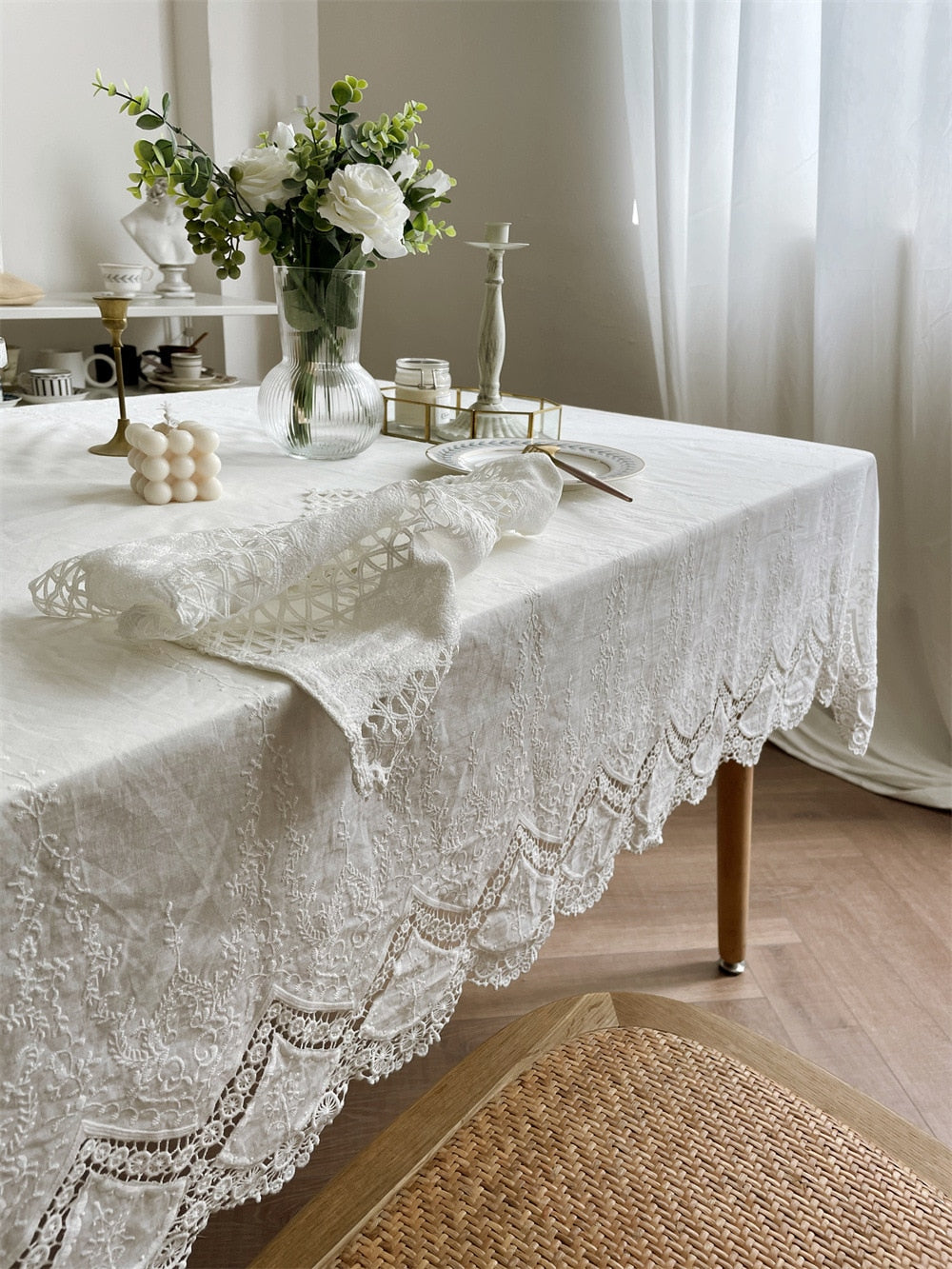White Tablecloth｜Endless Elegance - Orangme