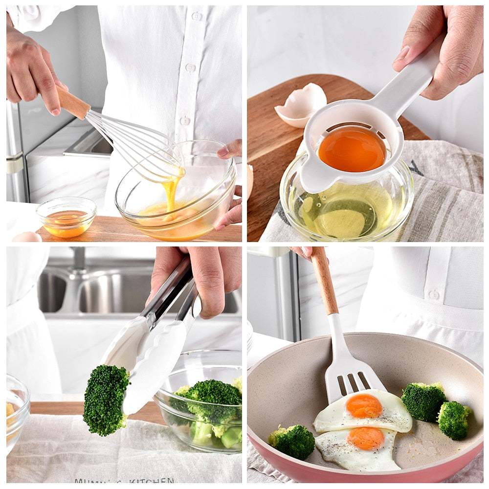 Non Toxic Silicone Cooking Utensils - Orangme